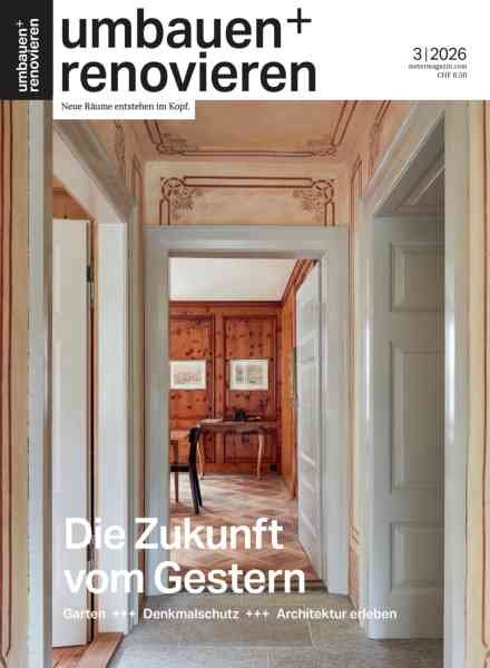 Umbauen + Renovieren – Ausgabe 3 2026 Cover