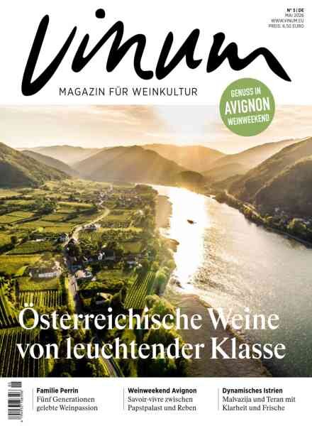 Vinum – Mai 2026 Cover