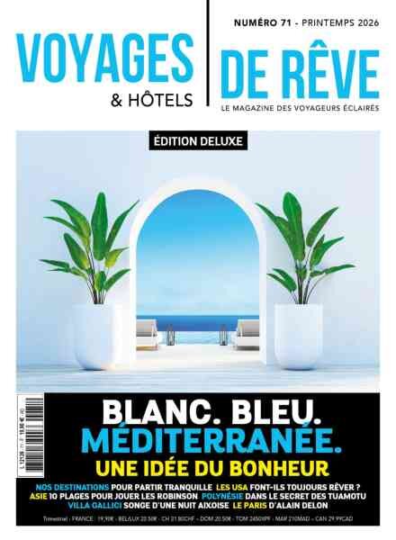 Voyages & Hotels de Reve – Printemps 2026 Cover