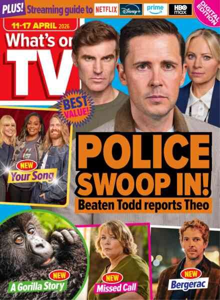 What’s on TV – 11 April 2026 Cover