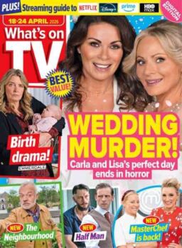 What’s on TV – 18 April 2026