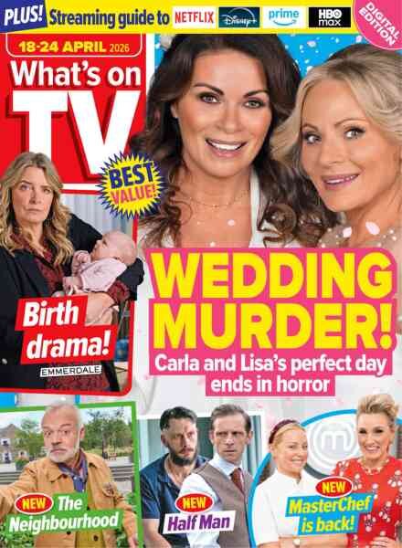 What’s on TV – 18 April 2026 Cover