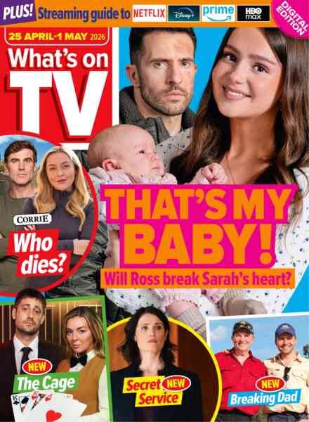What’s on TV – 25 April 2026 Cover