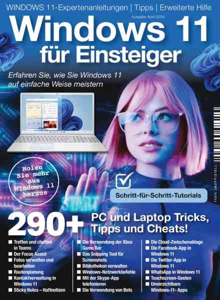 Windows 11 fur Einsteiger – April 2026 Cover