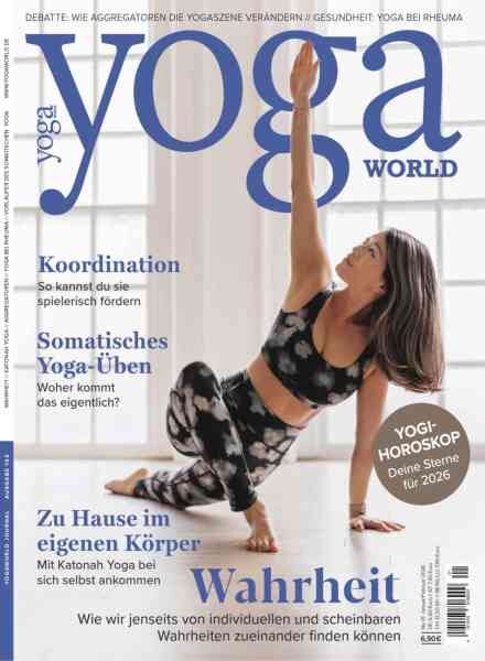 Yoga World Journal – Januar-Februar 2026 Cover