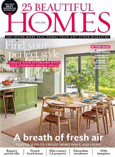 25 Beautiful Homes – June 2026 Cover