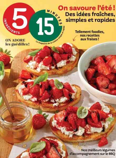5 Ingredients 15 Minutes – Juin 2026 Cover