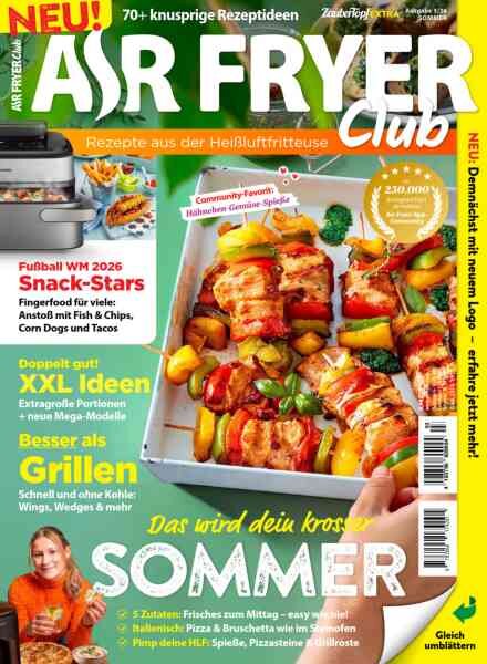 Air Fryer Club – Sommer 2026 Cover