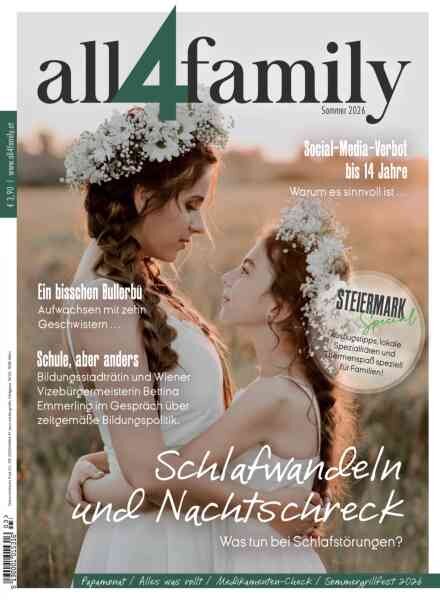 all4family – Sommer 2026 Cover