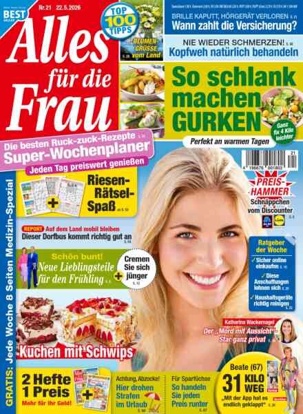 Alles fur die Frau – 22 Mai 2026 Cover