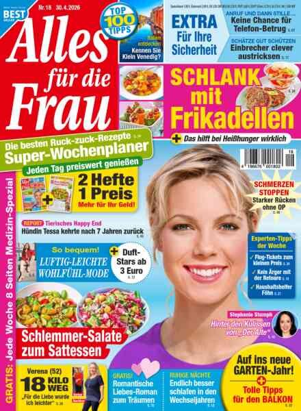 Alles fur die Frau – 30 April 2026 Cover