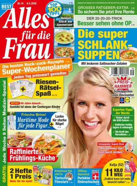 Alles fur die Frau – 8 Mai 2026 Cover