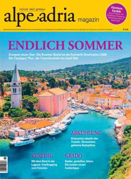 Alpe Adria Magazin – Mai 2026 Cover