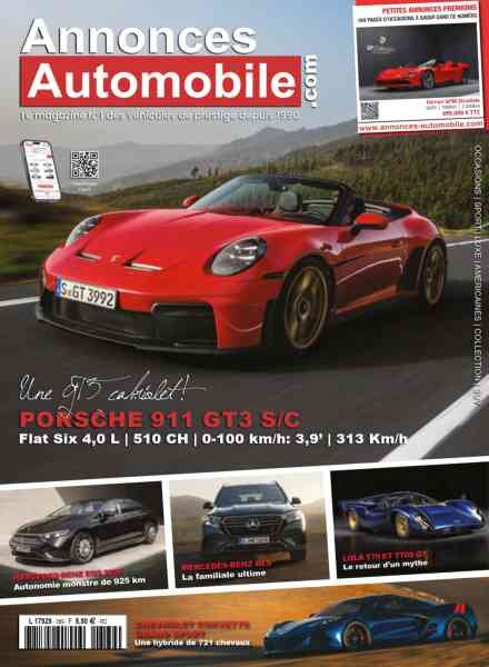 Annonces Automobile – N 389 2026 Cover