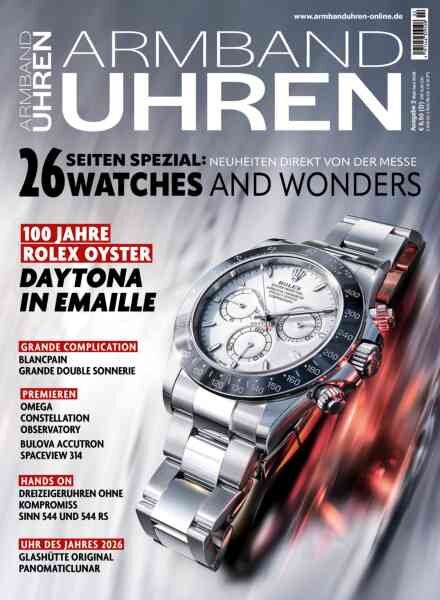 Armbanduhren – Mai-Juni 2026 Cover