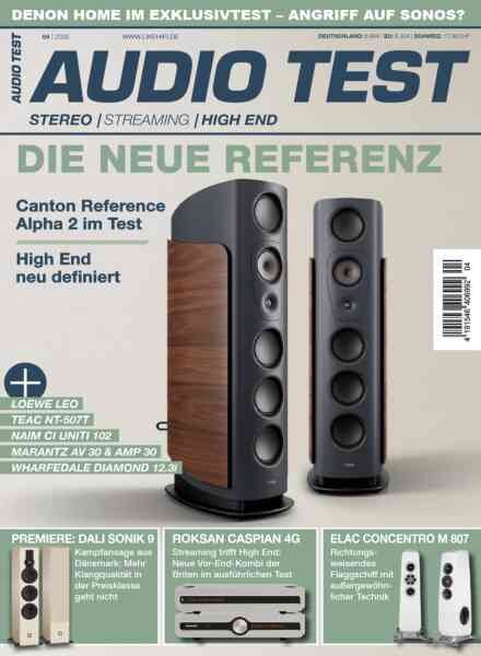 Audio Test – Ausgabe 4 2026 Cover