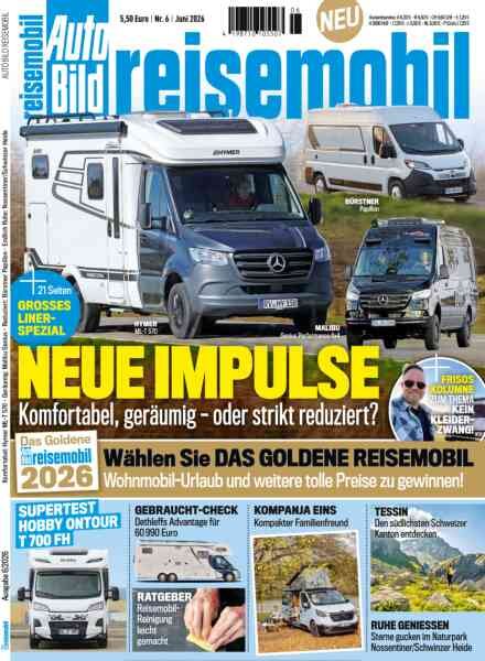 Auto Bild Reisemobil – Juni 2026 Cover