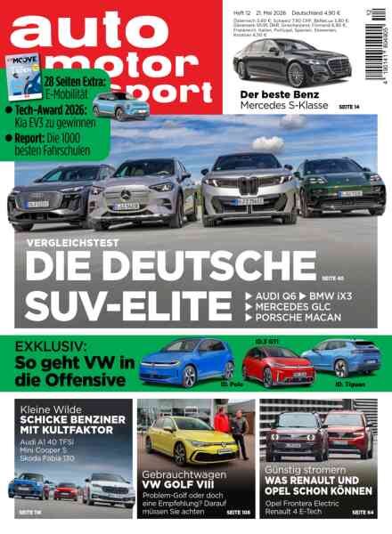 Auto Motor und Sport – 21 Mai 2026 Cover