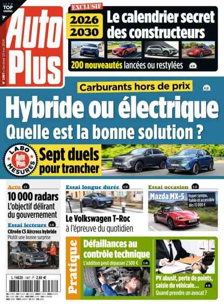Auto Plus France – 15 Mai 2026 Cover