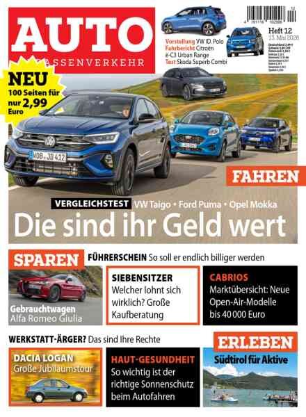 Auto Strassenverkehr – 12 Mai 2026 Cover