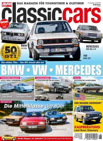 Auto Zeitung Classic Cars – Juni 2026 Cover