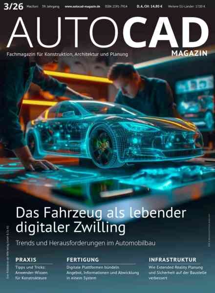 AutoCAD Magazin – Mai-Juni 2026 Cover