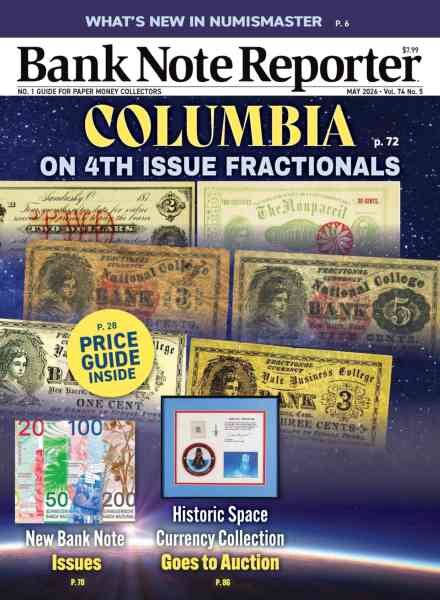 Bank Note Reporter – May 1 2026 Cover