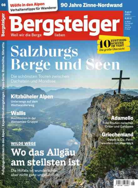 Bergsteiger Magazin – August 2023 Cover