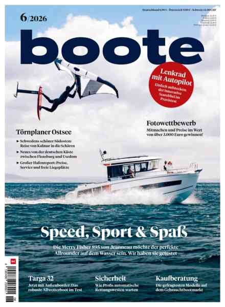 Boote – Juni 2026 Cover