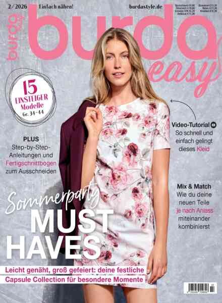 Burda Easy – Mai 2026 Cover