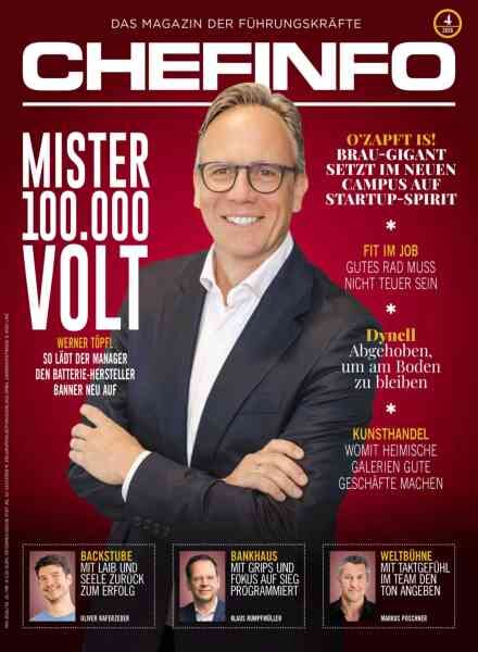 Chefinfo – Ausgabe 4 2026 Cover