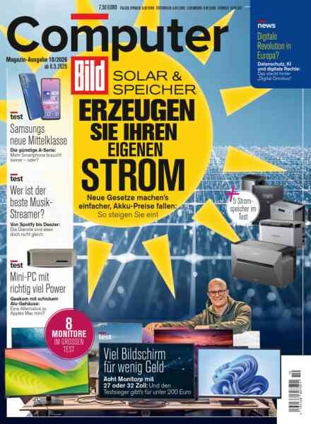 Computer Bild Germany – 8 Mai 2026 Cover