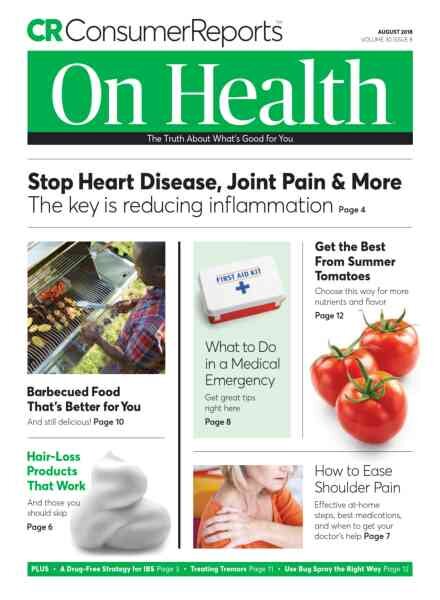 Consumer Reports on Health – August 2018 Cover