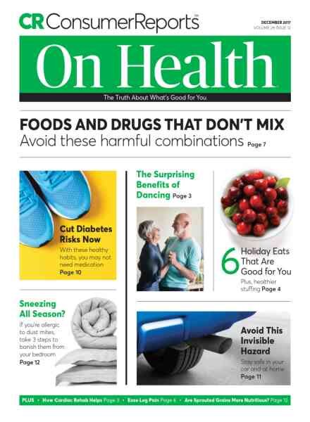 Consumer Reports on Health – December 2017 Cover