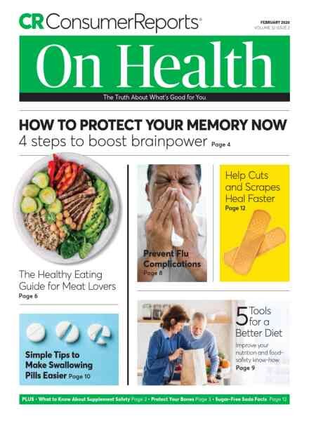 Consumer Reports on Health – February 2020 Cover