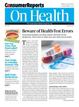 Consumer Reports on Health – July 2016