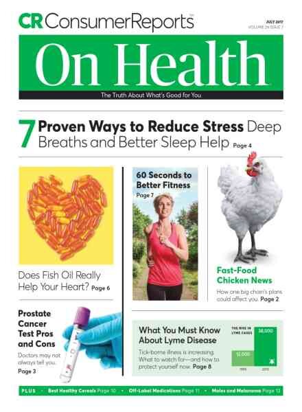 Consumer Reports on Health – July 2017 Cover