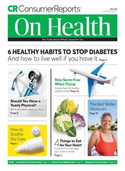 Consumer Reports on Health – July 2018 Cover