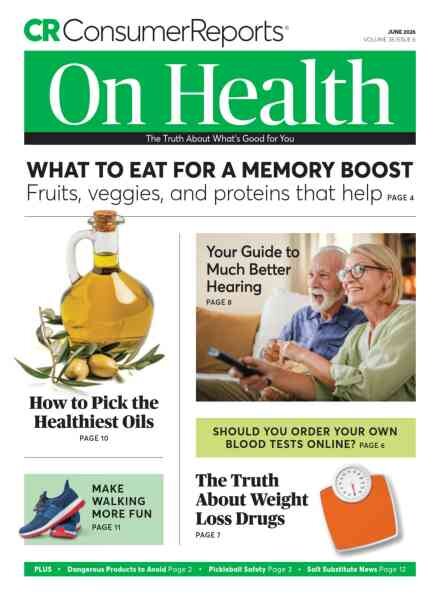 Consumer Reports on Health – June 2026 Cover