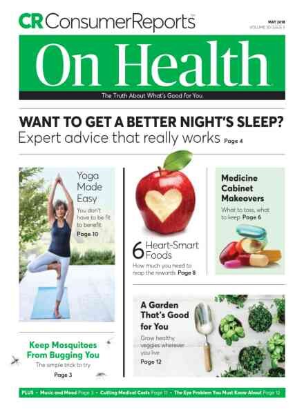 Consumer Reports on Health – May 2018 Cover