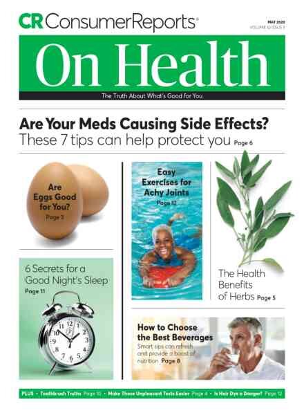 Consumer Reports on Health – May 2020 Cover