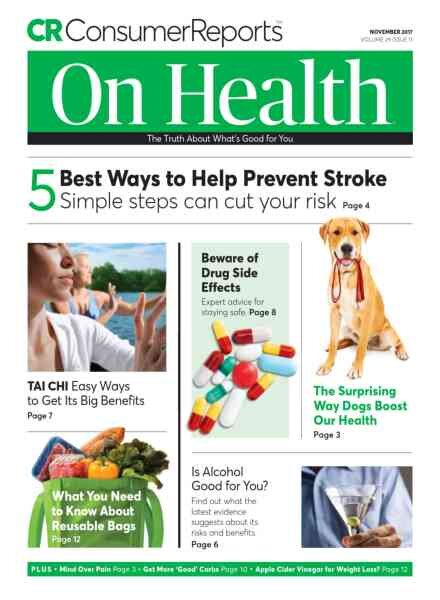 Consumer Reports on Health – November 2017 Cover