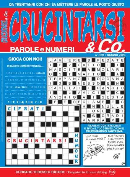 Crucintarsi & Co – Giugno 2026 Cover