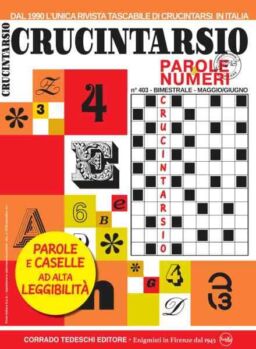 Crucintarsio – Maggio 2026