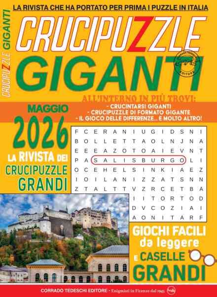 Crucipuzzle Giganti – Maggio 2026 Cover
