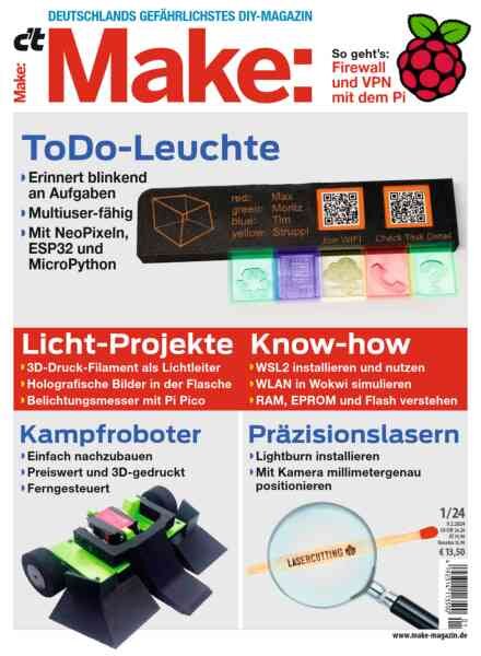 c’t Make Magazin – Nr 1 2024 Cover