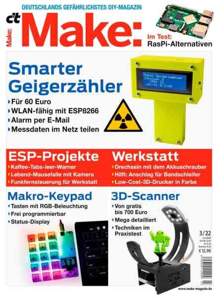 c’t Make Magazin – Nr 3 2022 Cover