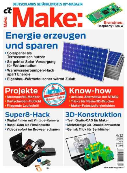 c’t Make Magazin – Nr 4 2022 Cover