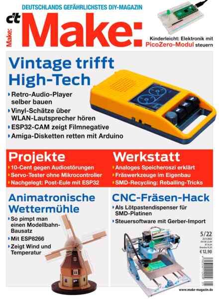 c’t Make Magazin – Nr 5 2022 Cover