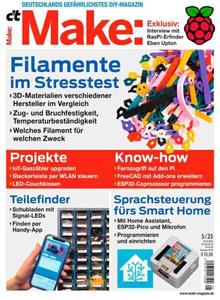 c’t Make Magazin – Nr 5 2023 Cover